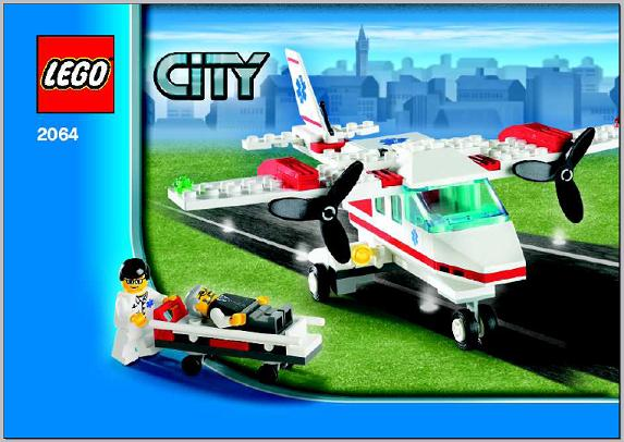 lego city ambulance plane