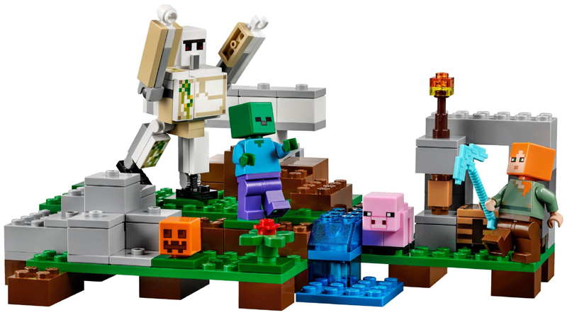 21123 LEGO Minifigure Figure Iron Golem Minecraft 21128 