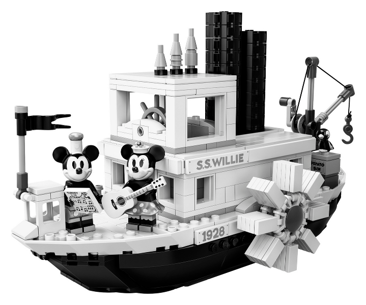 Lego DISNEY #71024 #01 Vintage Mickey Steamboat Willie Minifigure 