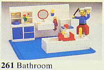 BrickLink - Set 261-1 : LEGO Bathroom [Homemaker] - BrickLink 
