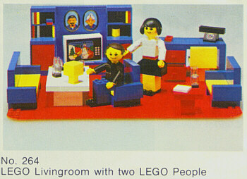 Bricklink Set 264 1 Lego Living Room Set Homemaker Bricklink Reference Catalog
