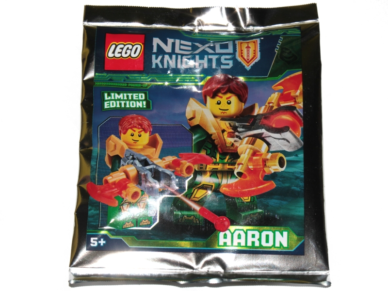 LEGO MINIFIGURE NEXO KNIGHTS LIMITED EDITION AARON NEW SEALED 271825 