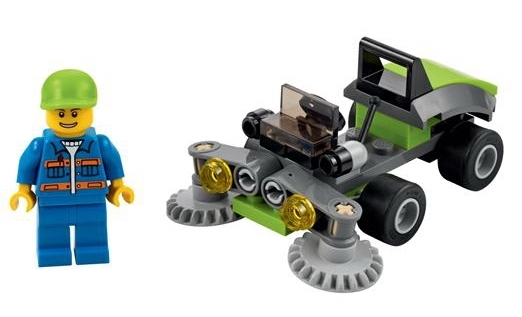 completamente Nuevo Y Sellado De Fábrica Lego City 30224-Tractor Cortacésped Bolsa De Polietileno 