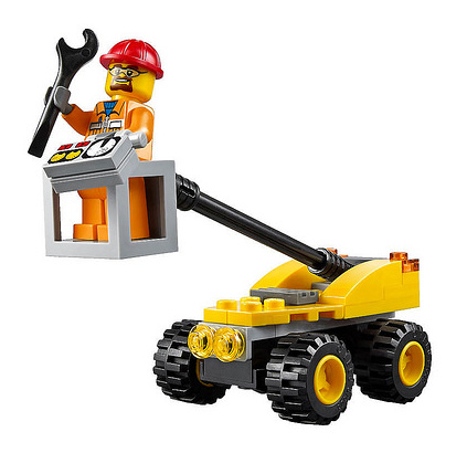 Lego Traffic Kegel & Road Arbeitsmittel-Minifigur Zubehör 