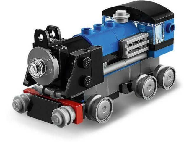 lego blue train