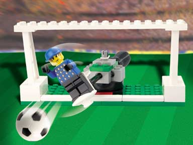2 Used LEGO Black Sports Soccer Goalie Stick 30493 