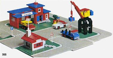 Vintage Lego Town Center 355