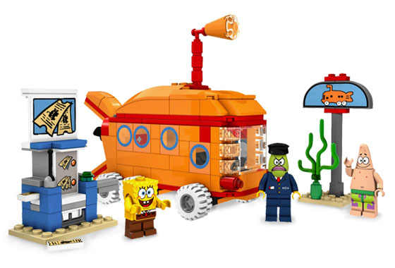 lego spongebob bus