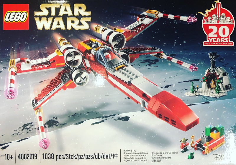 Lego Star Wars Maestro Yoda Minifigura SW1071 2019 Navidad X-Wing 4002019 Nuevo 