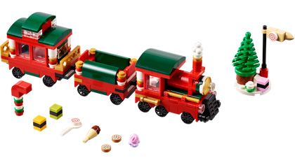 lego christmas train