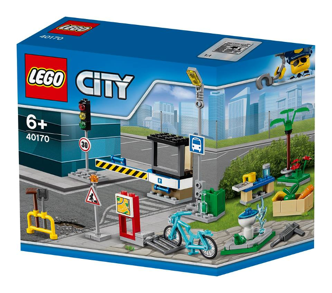Bricklink Set 1 Lego Build My City Accessory Set Town City Traffic Bricklink Reference Catalog