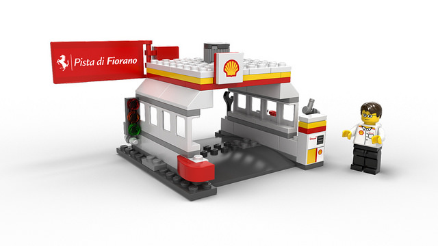 B1c 40195 Lego Shell V-Power Ferrari Exclusive Sealed by LEGO stazione di 