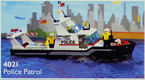 BrickLink - Set 4021-1 : Lego Police Patrol [Boat:Police] - BrickLink  Reference Catalog