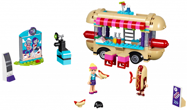 41129 for sale online LEGO Friends Amusement Park Hot Dog Van