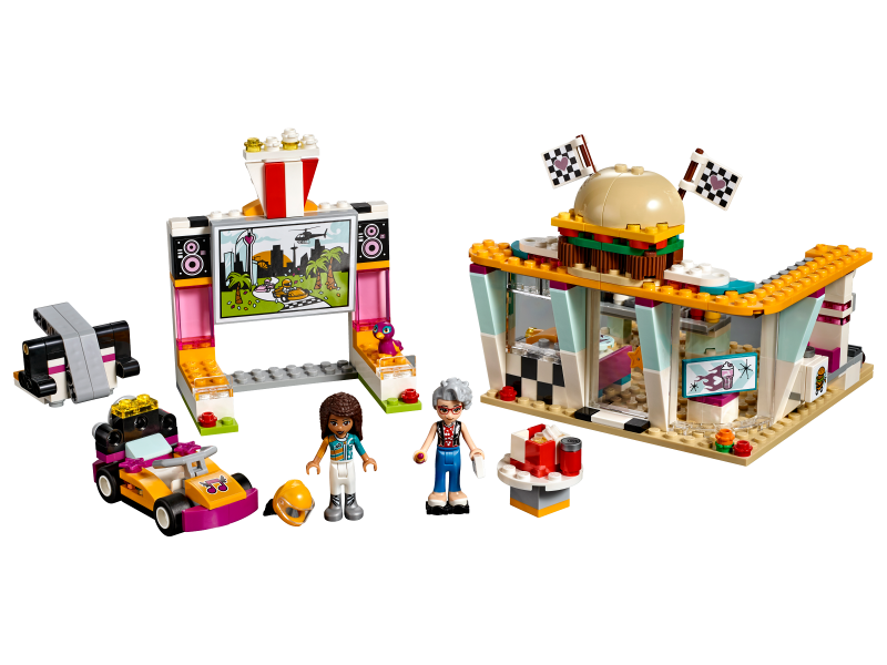 LEGO Friends Feuille Autocollant uniquement pour lego Set 41349 Drifting Diner-Neuf 