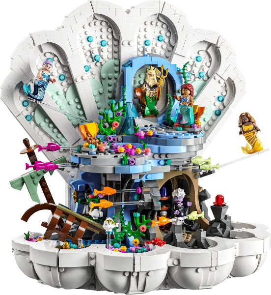 Pggg　r1×2 The Little Mermaid Royal Clamshell : Set 43225-1 | BrickLink