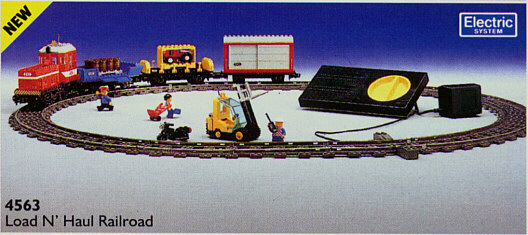Lego Load N' Haul Railroad [Train:9V 