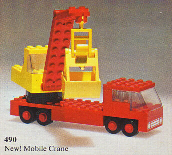 Lego® Custom Pre-Cut Sticker for Classic Town Construction set 670 Mobile Crane 
