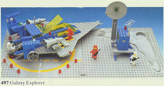 Set 497-1 : Lego Galaxy Explorer [Space 