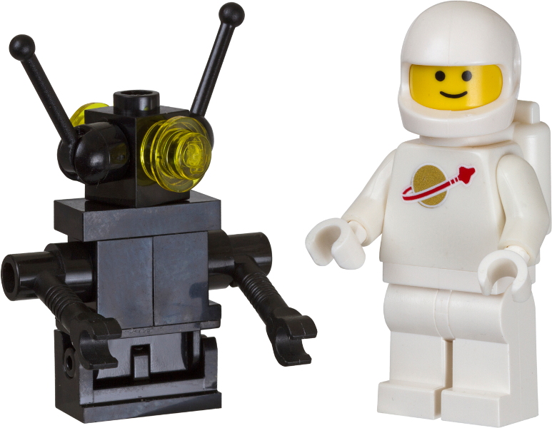 LEGO WHITE CLASSIC SPACE MEN MINIFIGURE ASTRONAUT VINTAGE FIG