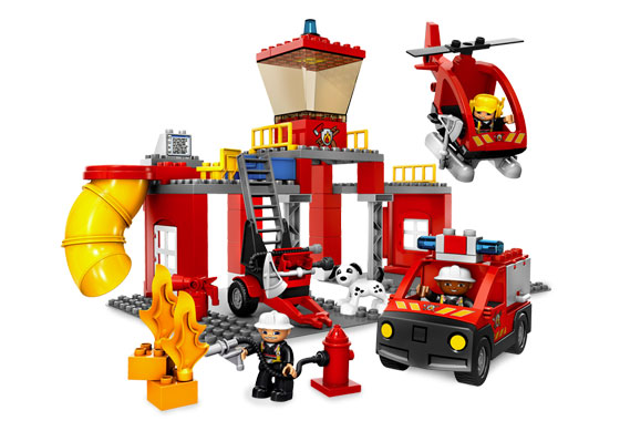 1x Lego Duplo Hydrant Red Fire Brigade Delete Water 5601 6168 4664 6414