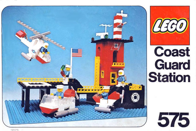Ersatz Aufkleber/Sticker Set für LEGO Set 369 Coast Guard Station 1976 