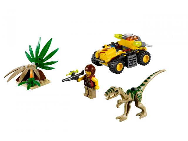 Lego minifigure Dino Raptor Attack Dinosaur Green Jurassic World Park 5882 DN1 