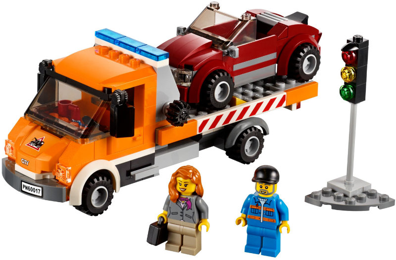 Ersatz Aufkleber/Sticker Set für LEGO Set 60017 Flatbed Truck 2013 