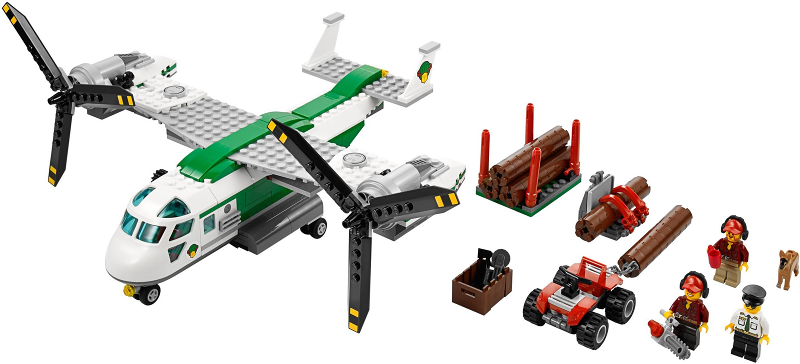 Custom Precut Aufkleber/Sticker passend für LEGO® 60021 Town Cargo Heliplane 