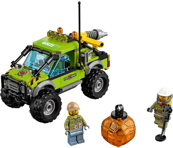 Lego Volcano Exploration Truck 