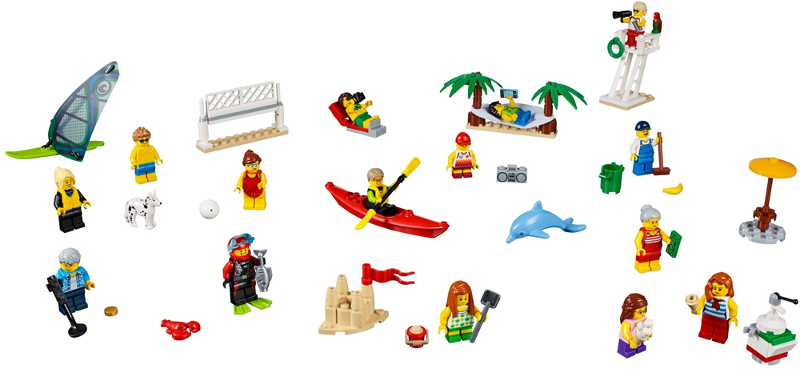 60153 Lego City People Pack Fun at the Beach Brand New & Sealed 