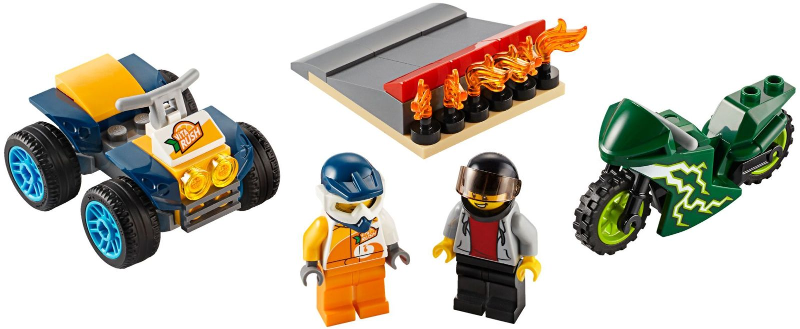 Manufacturer Sealed Stunt Team LEGO City 60255 NEW 