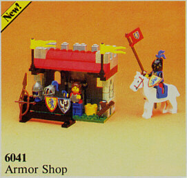 1986 Precut Custom Replacement Stickers for Lego Set 6041-Armor Shop