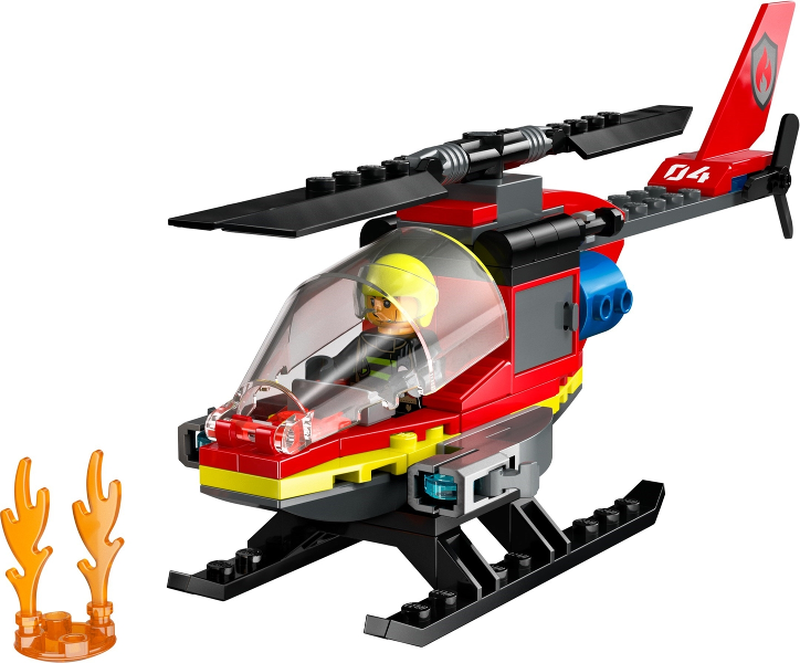 最高級 Rescue Fire Helicopter BrickLink | 60411-1 Set : ピンズ・ピンバッジ・缶バッジ