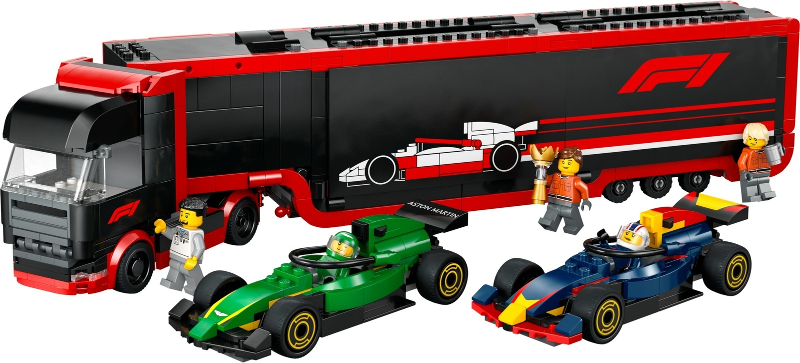 F1 Truck with RB20 & AMR24 F1 Cars : Set 60445-1 | BrickLink