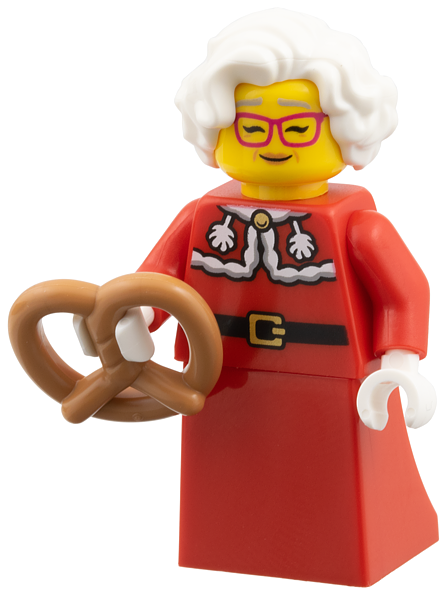 Advent Calendar 2025, City (Day 21) - Mrs. Claus with Pretzel