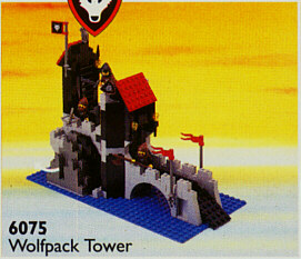 Drapeau Chevalier Cape Drapeau Wolfpack MOC ritterburg Compatible Avec LEGO 6075