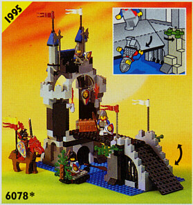 Lego Classic Castle Royal Drawbridge 6078 Instructions Only 