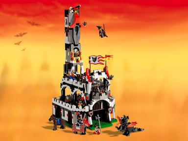 Panier LEGO Oldbrown castle Minifig Container ref 4523  Set 6097/6066/6103/6079 