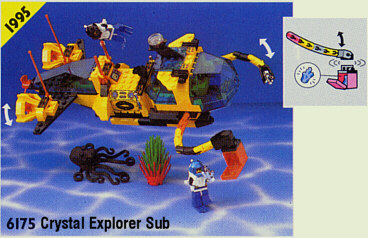 Crystal Explorer Sub : Set 6175-1 | BrickLink