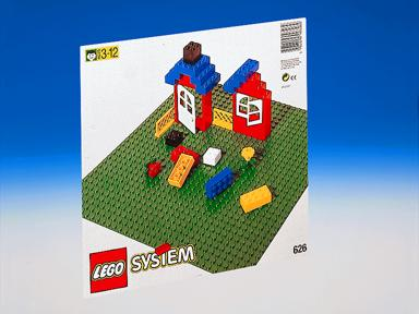 Discontinued by manufacturer 10 x 10 LEGO 626 Green Building Plate 