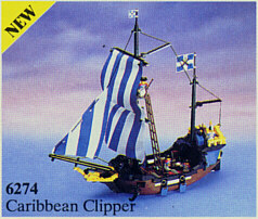 Set 6274-1 Arche LEGO Bleu Arch ref 4490 Caribbean Clipper 