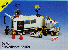 Lego swat truck with squad 3D model