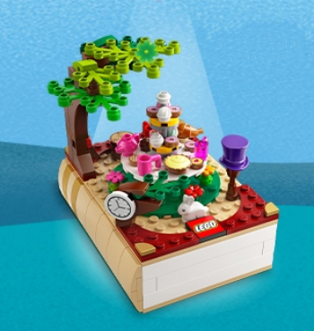 LEGO IDEAS - 100 years of fairytales! - Alice in Wonderland: Down