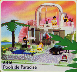 Paradisa Town Omino Minifig Set 6416 1x par011 Woman LEGO Minifigures 