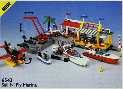 LEGO Red TECHNIC link 16L 2637 set 6339 &  6543  Sail N' Fly Marina 