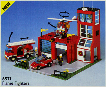 BrickLink - Set 6571-1 : LEGO [Town:Classic Town:Fire] - BrickLink Catalog