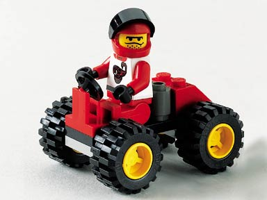 LEGO 2 x Figur Minifigur Town Race  twn010 aus Set 1273 1283 6619 