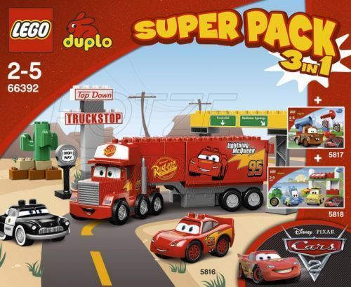 DUPLO Pack, Cars 2, Pack 3 in (Sets 5816, 5817, and 5818) : Set 66392-1 | BrickLink