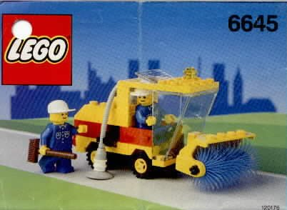 6645 Lego Ciudad barredora de calles